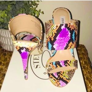 Steve Madden Snake Print Heels